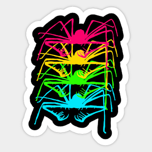 Whip spider (Amblypygi) colorful Sticker